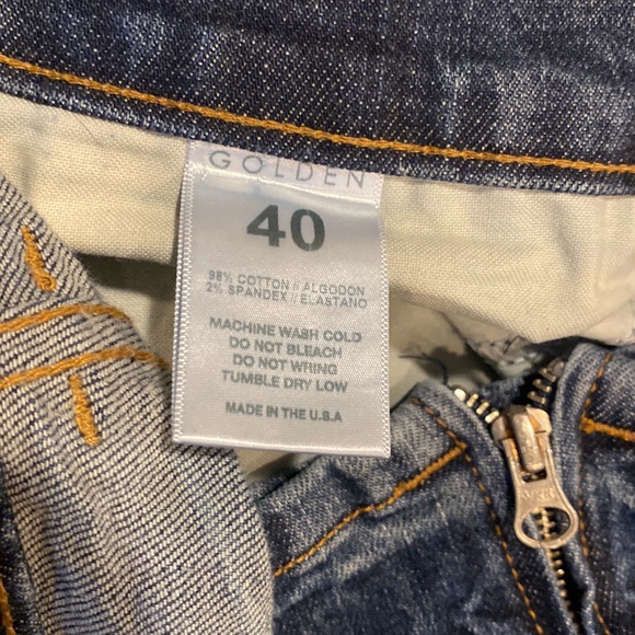 Men’s Golden Denim Skinny zipper leg Jeans - Picture 6 of 11